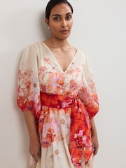 Phase Eight White Petite Jaslyn Dress - Image 4 of 6