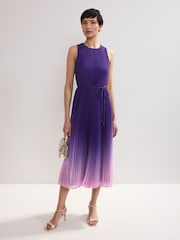 Phase Eight Purple Simara Ombre Midi Dress - Image 1 of 6