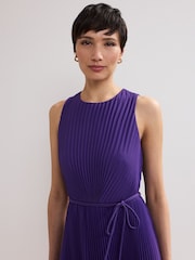 Phase Eight Purple Simara Ombre Midi Dress - Image 4 of 6