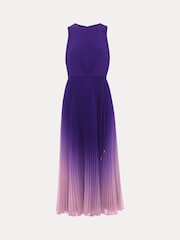Phase Eight Purple Simara Ombre Midi Dress - Image 6 of 6