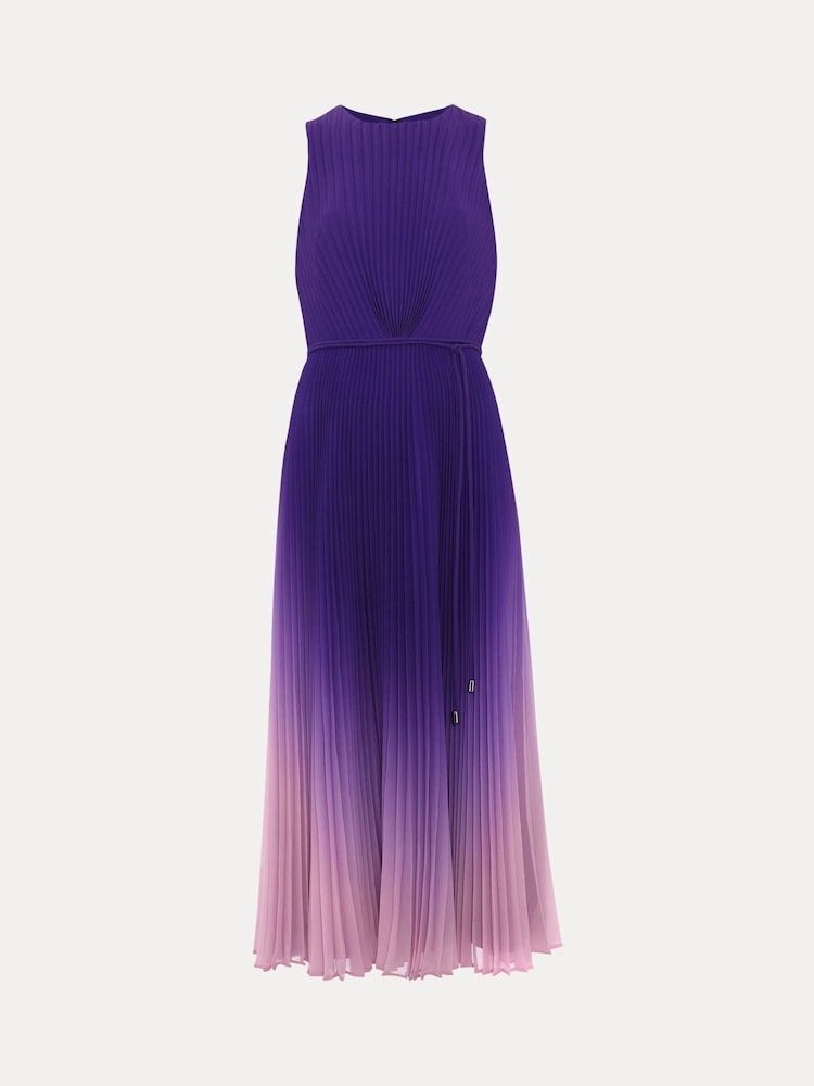 Phase Eight Purple Simara Ombre Midi Dress - Image 6 of 6