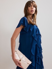 Phase Eight Natural Metal Trim Clutch - Image 6 of 7