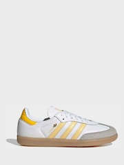 adidas Originals Brill White Samba Og Trainers - Image 1 of 10