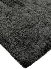 Charcoal Grey Payton Shaggy Rug - Image 2 of 5