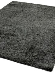 Charcoal Grey Payton Shaggy Rug - Image 3 of 5