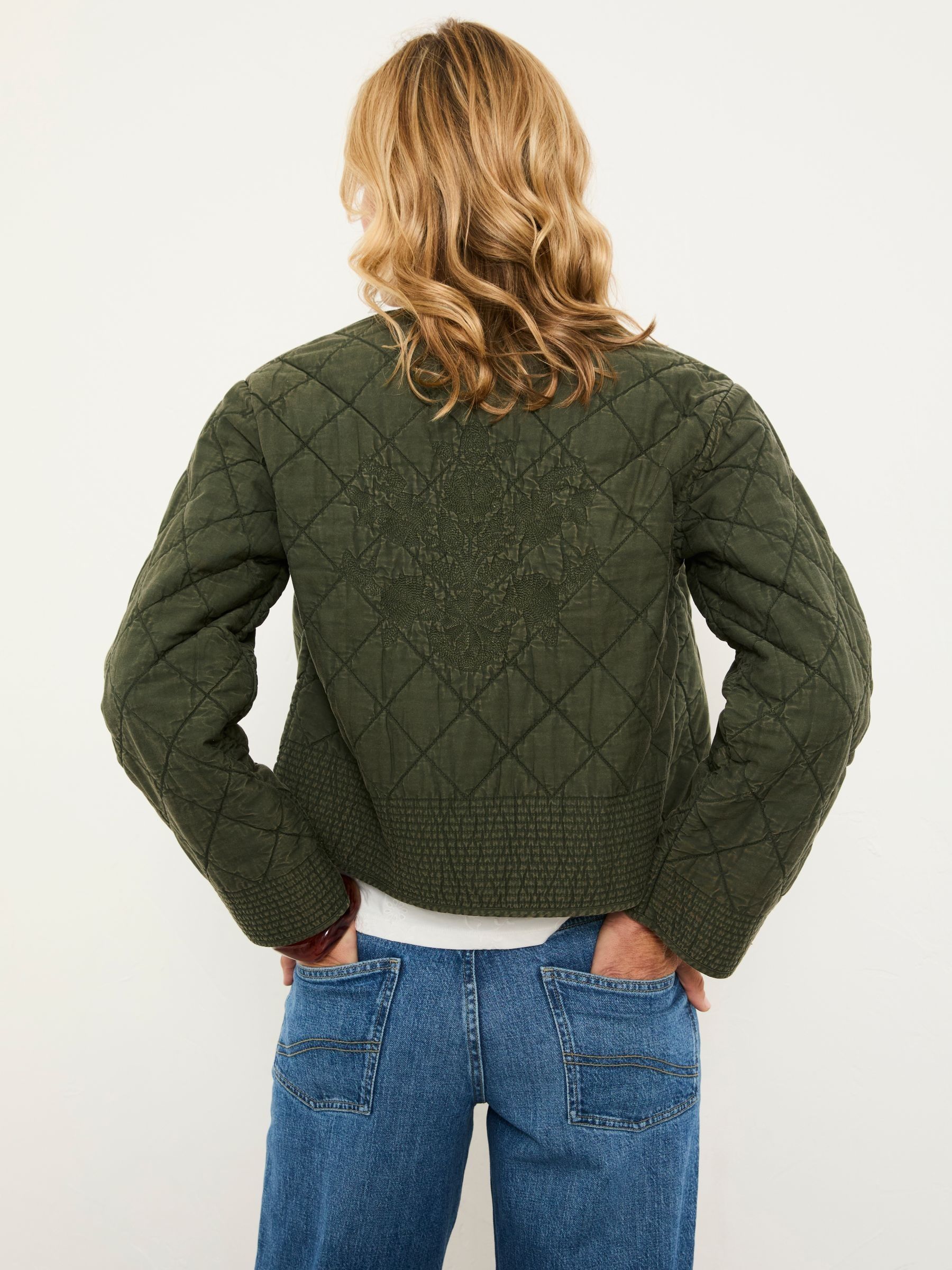 Cumpără Embroidered Quilted Jacket from Next Romania