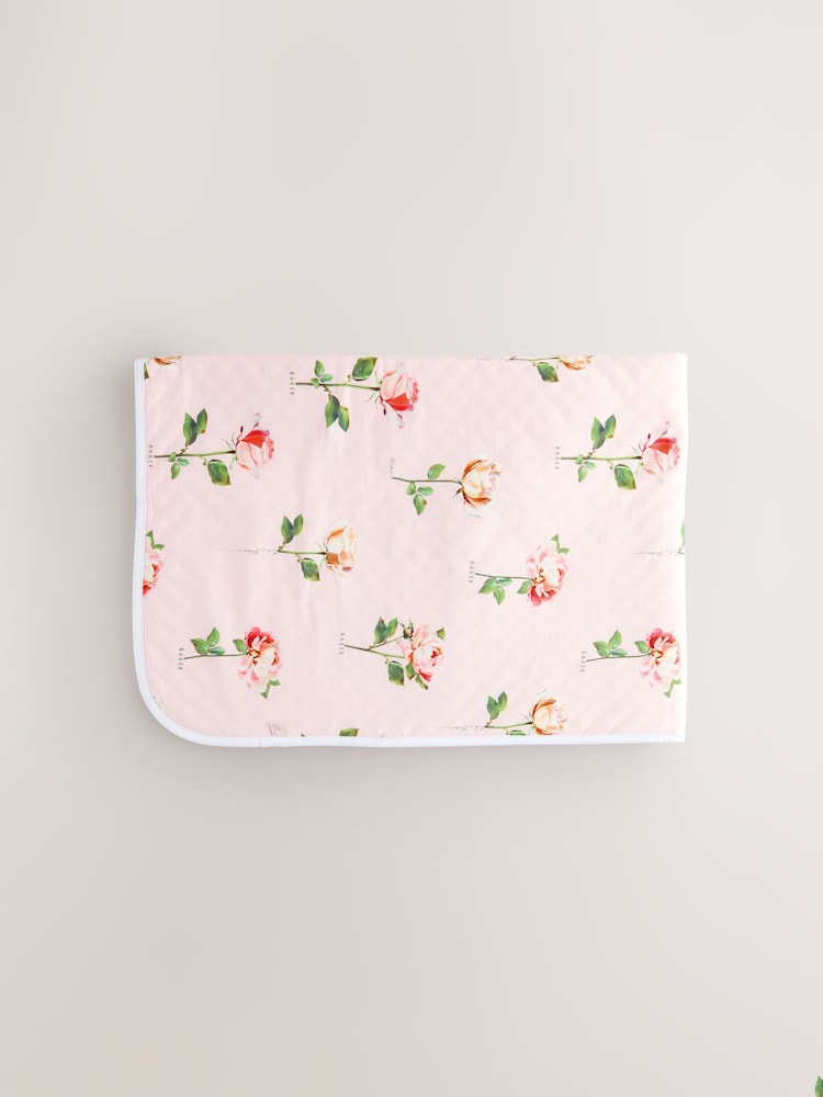 Baker by Ted Baker Baby Girls Pink Rose Blanket - صورة 1 من 5 Baker by Ted Baker Baby Girls Pink Rose Blanket - صورة 1 من 5