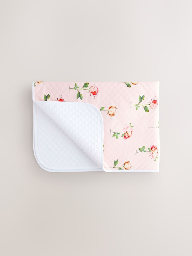 Baker by Ted Baker Baby Girls Pink Rose Blanket - صورة 2 من 5 Baker by Ted Baker Baby Girls Pink Rose Blanket - صورة 2 من 5