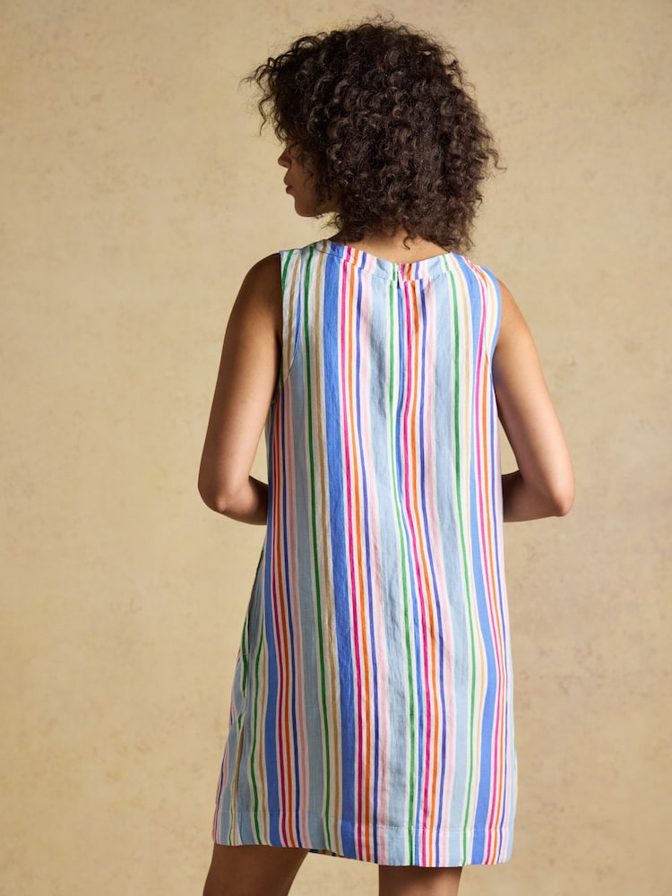 Daugiaspalvis dryžuotas - Joules Delphine pamaininė suknelė - 2 paveikslėlis iš 10