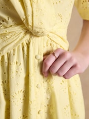 Bordado blanco - Joules Marina Midi Linen Blend Dress - Imagen 4 de 7