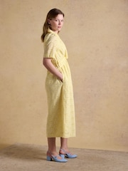 Bordado blanco - Joules Marina Midi Linen Blend Dress - Imagen 5 de 7