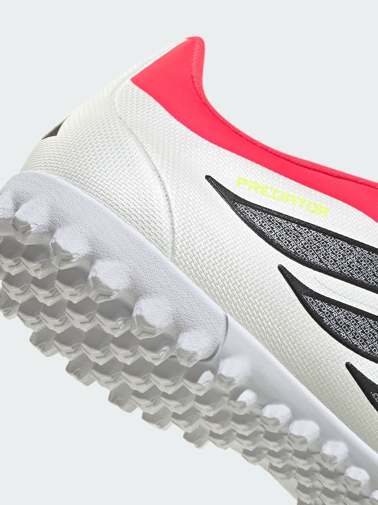 adidas Red Predator Club Fold-Over Tongue Turf Football Trainers - Image 10 of 10