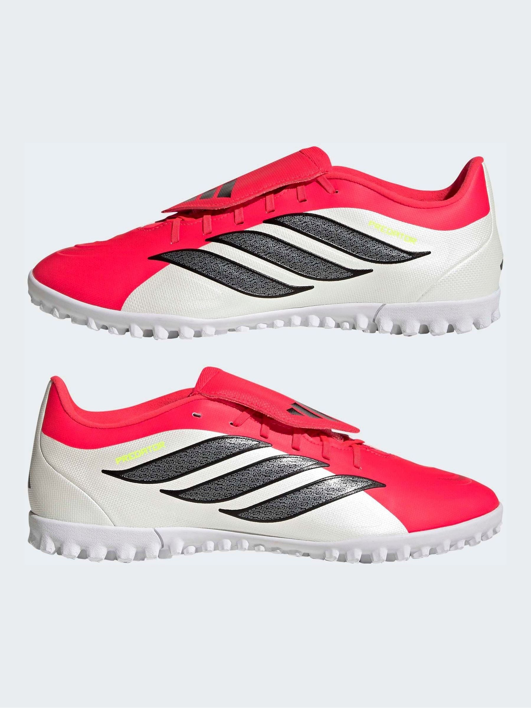 Buy adidas Red Predator Club Fold-Over Tongue Turf Football