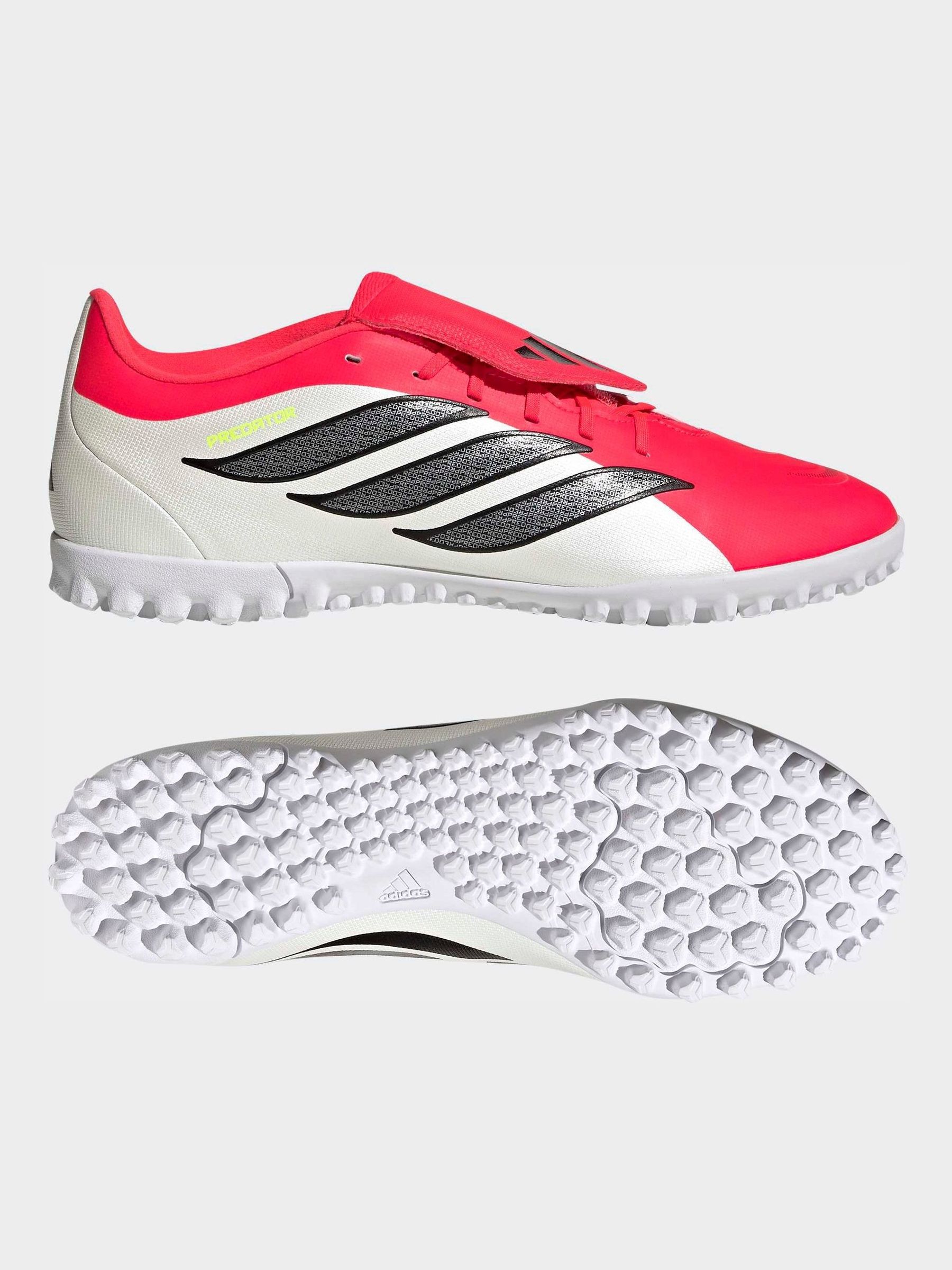 Buy adidas Red Predator Club Fold-Over Tongue Turf Football