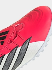 adidas Red Predator Club Fold-Over Tongue Turf Football Trainers - Image 9 of 9