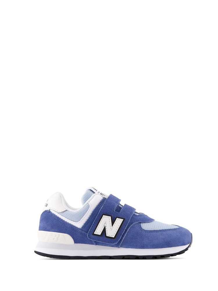 New Balance Blue 574 Trainers - Image 1 of 9