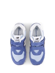 New Balance Blue 574 Trainers - Image 8 of 9