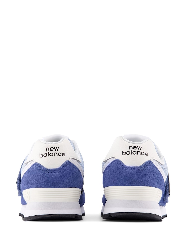 New Balance Blue 574 Trainers - Image 8 of 8