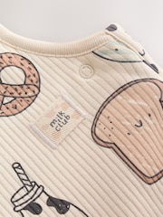 Neutral Milk Club Breakfast 1 Tog Sleeveless Baby Sleep Bag - Image 6 of 9
