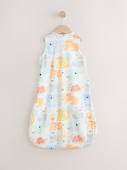 Neutral Safari Animals 1 Tog Sleeveless Baby Sleep Bag - Image 2 of 8