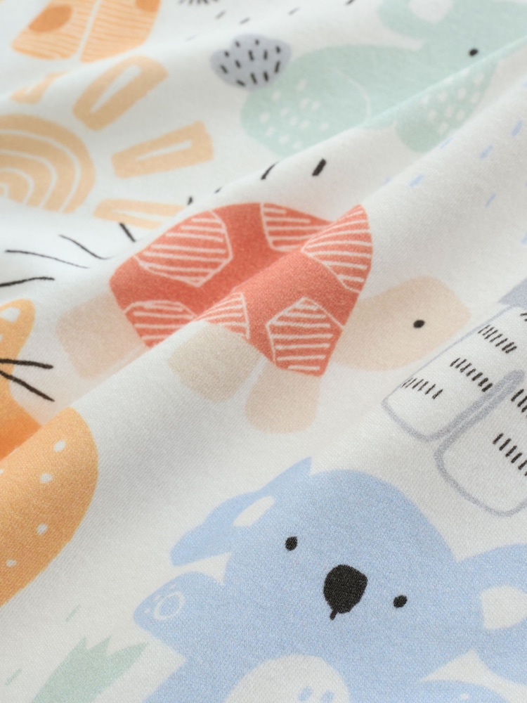 Neutral Safari Animals 1 Tog Sleeveless Baby Sleep Bag - Image 8 of 8