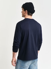 Gant Logotipo del escudo Camiseta de manga larga - Imagen 3 de 5