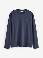 Gant Logotipo del escudo Camiseta de manga larga - Imagen 5 de 5
