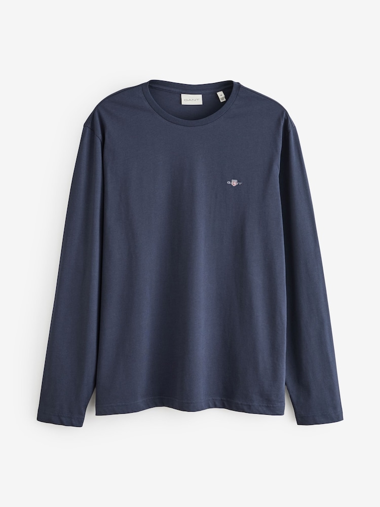 Gant Logotipo del escudo Camiseta de manga larga - Imagen 5 de 5