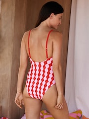 Eleanor Bowmer Wave Plunge Tummy Control Swimsuit - صورة 3 من 5