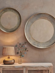 Nkuku Antique Brass Yakira Mirror - Image 1 of 2