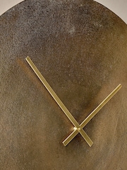 Nkuku Brass Okota Wall Hung Clock - Image 3 of 4