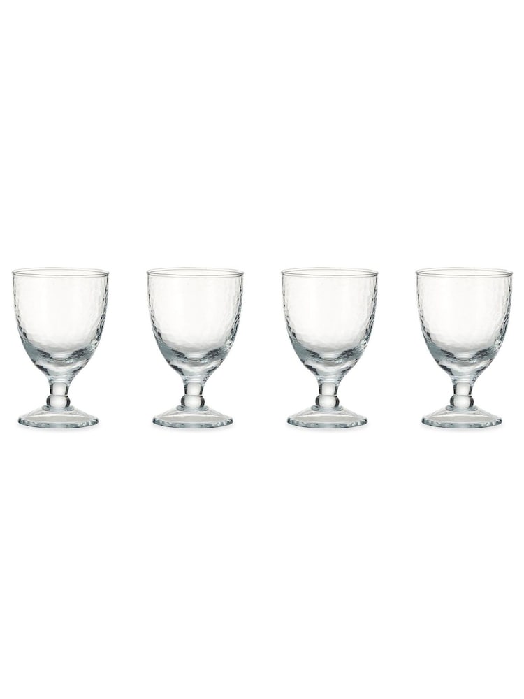 Nkuku Clear Yala Hammered Glass - Image 3 of 3