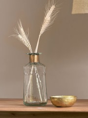 Nkuku Brass Chara Hammered Small Bottle - Image 3 of 5
