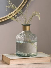 Nkuku Brass Chara Hammered Bottle - Image 3 of 5