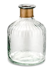 Nkuku Brass Chara Hammered Bottle - Image 5 of 5