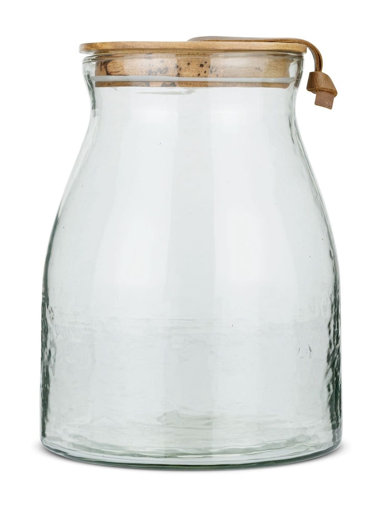 Nkuku Clear Shaan Storage Jar - Image 4 of 4 Nkuku Clear Shaan Storage Jar - Image 4 of 4