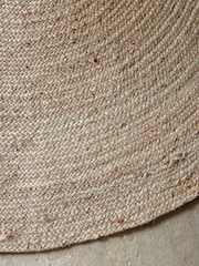 Nkuku Natural Braided Hemp Rug - Image 3 of 4
