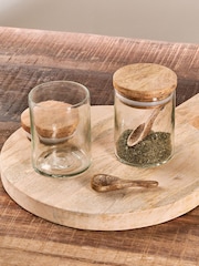 Nkuku Clear Izaan Spice Jar - Image 3 of 4