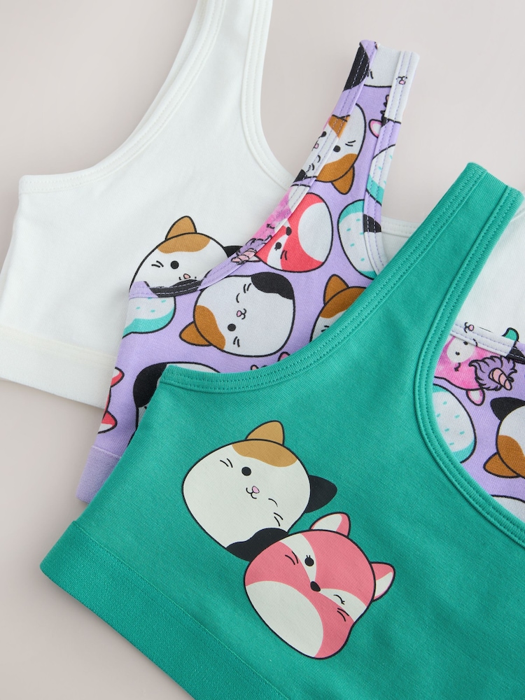Green/Purple Squishmallow Crop Tops 3 Pack (5-16yrs) - Image 7 of 7