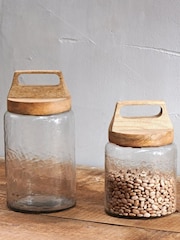 Nkuku Clear Kitto Storage Jar - Image 1 of 3