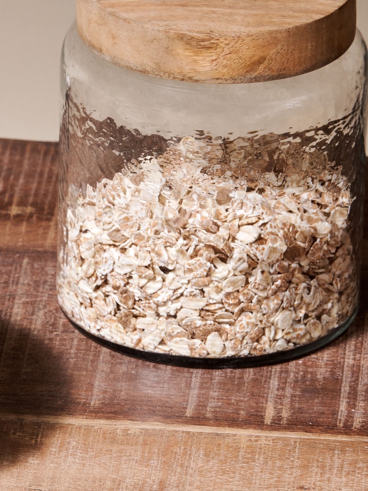 Nkuku Clear Kitto Storage Jar - Image 2 of 3 Nkuku Clear Kitto Storage Jar - Image 2 of 3