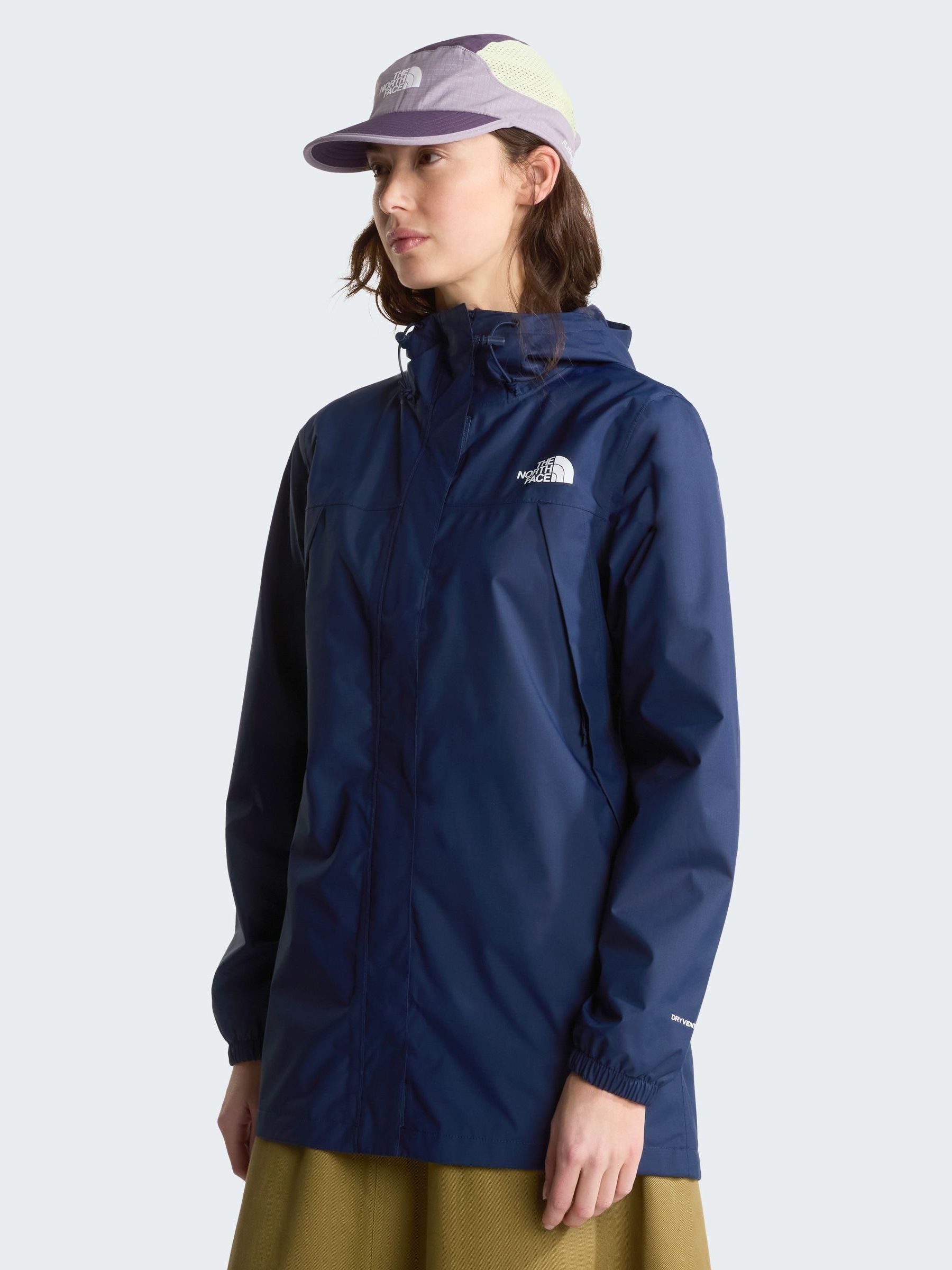 Buy The North Face Blue Antora Waterproof Parka Rain Coat from