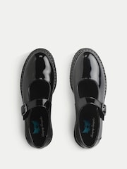 Start-Rite Girls Embrace Mary Jane Buckle Chunky Stitch Down School Black Shoes - Image 4 of 5