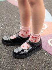Black Patent - Σχολικά παπούτσια Start-Rite Cosmos Shiny Mary Jane Rip-Tape - Εικόνα 8 από 8