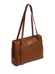 Pure Luxuries London Stratford Leather Brown Handbag - Image 2 of 9