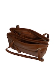 Pure Luxuries London Stratford Leather Brown Handbag - Image 4 of 9