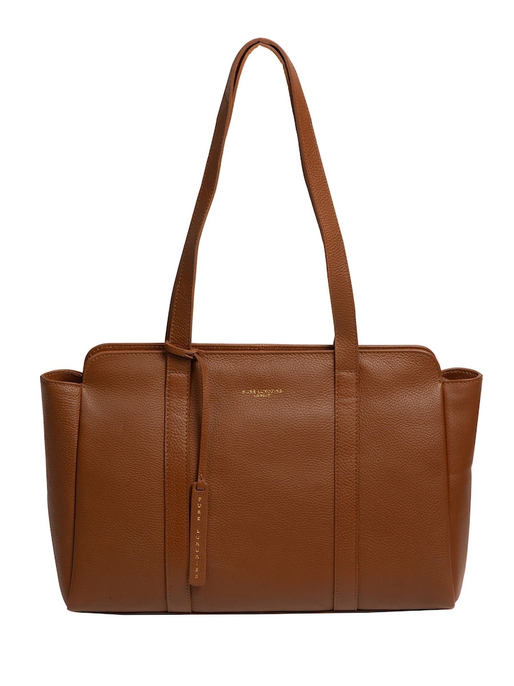 Pure Luxuries London Olney Leather Brown Handbag - Image 1 of 10
