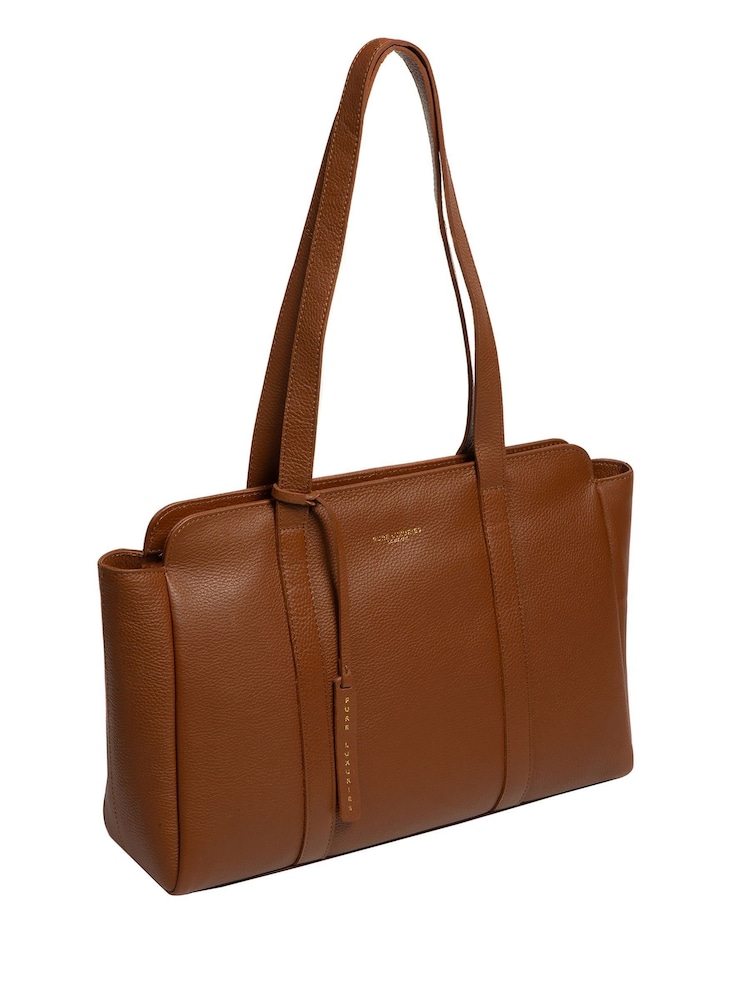 Pure Luxuries London Olney Leather Brown Handbag - Image 2 of 10