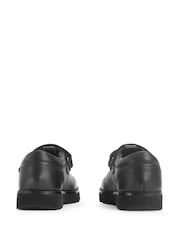 Start-Rite Girls Locket Leather Rip-Tape T-bar Chunky Soled School Black Shoes - Bild 4 von 6