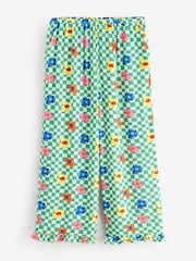 Eleanor Bowmer Green/White Check Floral Button Through Pyjamas - Image 10 of 13